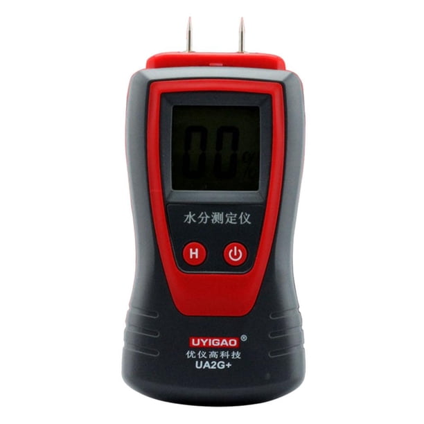 General Tools MM7 Medidor De Humedad Digital Con Pasadores – Evita Daños Por Agua Y Moho En Madera, Paredes Y Concreto