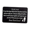thumbnail image 4 of yuksok Appreciation Dad Wallet Holder Card for Birthday Christmas Thanksgiving Father D Type B, 4 of 9