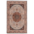 thumbnail image 2 of Contemporary Home Living 2.25' x 3.25' Persian Medallion Floral Area Throw Rug - Cream and Brown, 2 of 8