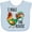 AE-Light Blue, variant on Inktastic Farmer I Rule the Roost Rooster Boys or Girls Baby Bib