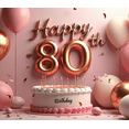 thumbnail image 3 of Golden Stars Happy 80th Birthday Celebration Banner for Party Backdrop and Decorations Ideal for Photography Background Birthday Party Supplies, 3 of 7