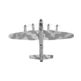 thumbnail image 3 of Model Kit Avro Lancaster Bomber Aircraft " Air Force" (Moderate Difficulty) Steel Model by Metal Earth, 3 of 3