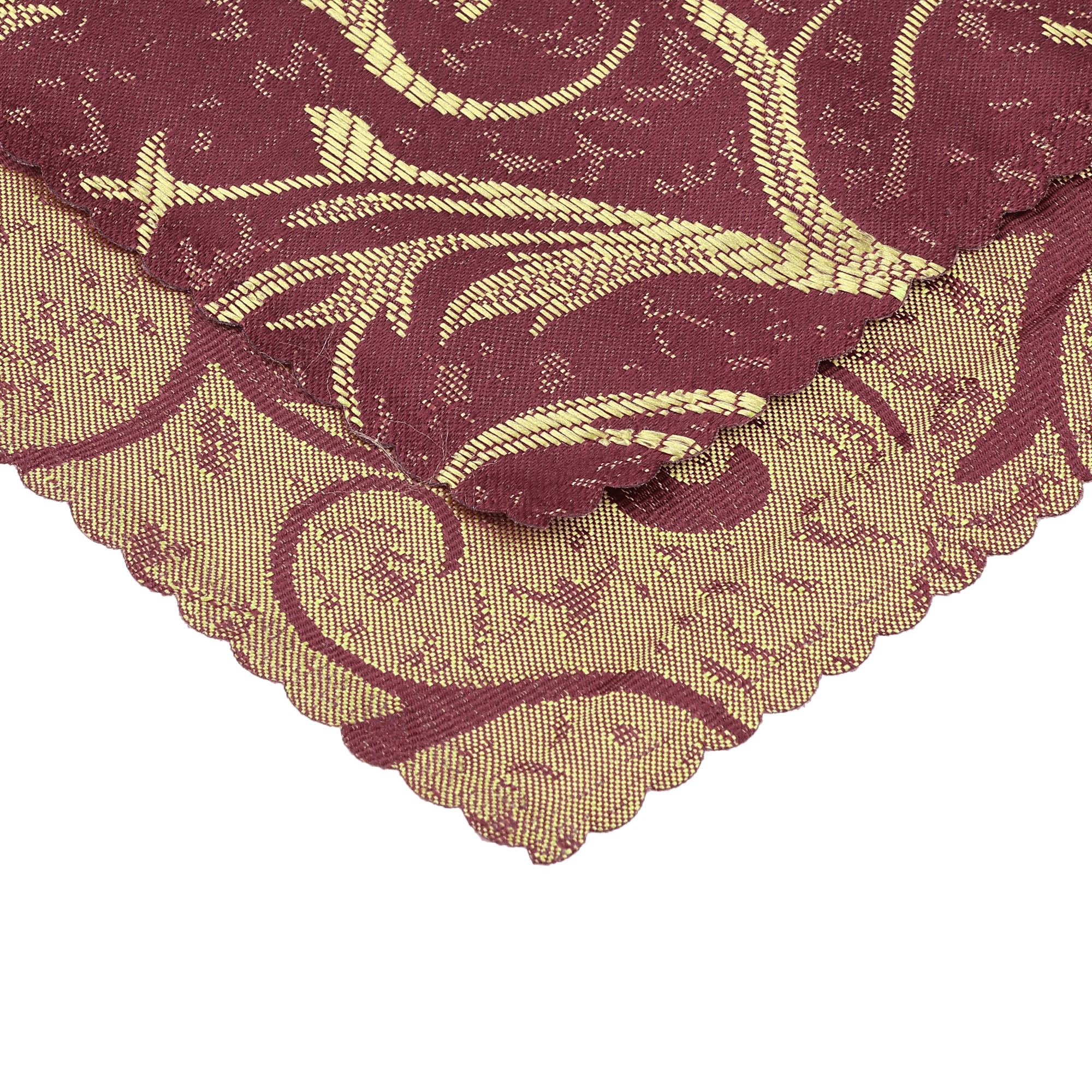 Unique Bargains 6 Pack Cocktail Napkins Great Napkins for Dinner Wedding Restaurant Party Wine Red