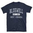thumbnail image 1 of Bluewell West Virginia Classic Established Men's Cotton T-Shirt, 1 of 1