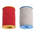 thumbnail image 1 of Elastic Rope,0.5mm Elastic Rope Stretch Cord String Band Craft,Rubber Elastic Thread Heavy Duty Accessories Tool,Sewing Strap Knitted Clothing DIY Beading Ropes,450m Stretch Cord Grey and Red Zulema Cuerda elastica, 1 of 8
