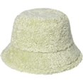 thumbnail image 5 of CoCopeaunts White Bucket Hat for Men Solid Color Lamb Plush Fisherman Hat Soft Comfortable Foldable Bucket Caps for Unisex, 5 of 8