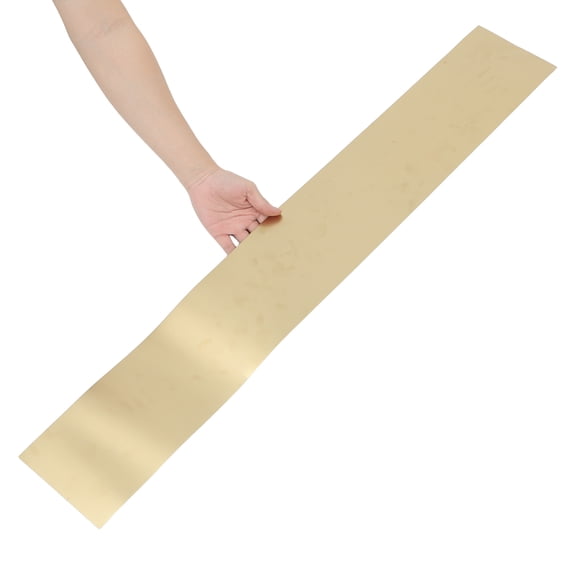 LOLIPPYY Brushed Golden Stainless Steel Door Kick Plate for Door Bottom with Scratch and Dent Resistance