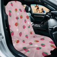 thumbnail image 3 of XYZCANDO Strawberry Delight Sweatproof Car Seat Towel Cover for Camping Beach Gym, Comfortable Non-Slip Car Seat Cover Towel, 3 of 11