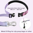 thumbnail image 6 of Unique Bargains Hands Free Dog Leash No Pull Bungee Dog Leash for One Large Dog Up to 440 Ib W/ Car Seatbelt Cyan Blue, 6 of 7