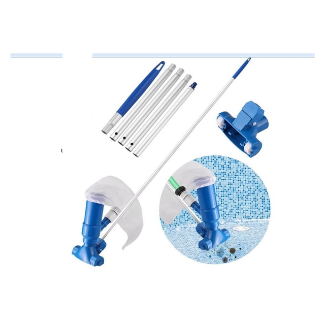 Swimming Pool Vacuum Cleaner Cleaning Tool Suction Head Pond Fountain Spa Pool Vacuum Cleaner Brush With Handle ,Easy to Use