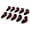 black and and+, variant on 10PCS Neoprene Golf Club Headgear Iron Protector Case Pouch for Men Golf Game black