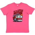 thumbnail image 3 of Inktastic Little Brother Fire Truck Youth T-Shirt, 3 of 5