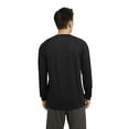 thumbnail image 3 of Sport-Tek ®   Long Sleeve Ultimate Performance Crew. St700ls 4Xl Black, 3 of 4