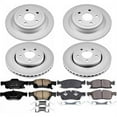 thumbnail image 2 of PowerStop Front and Rear Geomet Coated Brake Rotor and Pad Kit Fits: JEEP Select Models CRK7413, 2 of 5