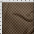 thumbnail image 4 of oneOone Cotton Silk Brown Fabric Check Sewing Craft Projects Fabric Prints By Yard 42 Inch Wide-TC, 4 of 6