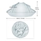 thumbnail image 3 of Capa profesional para corte de cabello - Tamaño mediano para adultos y niños, color gris plata, tejido transpirable de poliéster, ideal para salón o uso en casa., 3 of 7