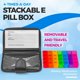 thumbnail image 2 of Pastillero semanal CHAO Caja de medicamentos extragrande 28 compartimentos, 2 of 5