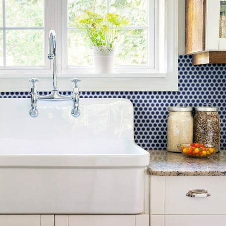 Merola Tile Fkompr-2 Hudson Penny Round - Blue Eye