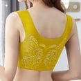 thumbnail image 5 of VISALY Sports Bras Plus Size Sports Bra Women Ultra Thin Ice Silk Bra Comfortable Plus Size Seamless Wireless Sports Bra With Removable Pads Wireless Bras Sleep Bras Comfortable Bras Yellow L, 5 of 7