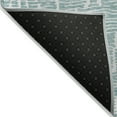thumbnail image 3 of Addison Rugs Chantille Indoor/Outdoor Transitional Lines Teal Washable Round Rug, 8' x 8', 3 of 6