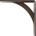 thumbnail image 4 of Ekena Millwork 2"W x 8"D x 8"H Legacy Steel Bracket, Hammered Brown, 4 of 13