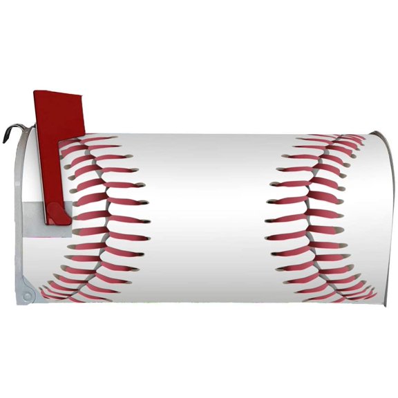 VWAQ Baseball Mailbox Covers Magnetic Sports Mailwraps Decorative Art - MBM29