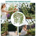 thumbnail image 6 of Huisuilinss Garden Arch Trellis,7.5FT Metal Garden Arbors,Wedding Arch Archway With Netting For Climbing Plants,Vegetables,Flowers,Adjustable Width,Outdoor Pergola For Garden Christmas Party Decor, 6 of 7