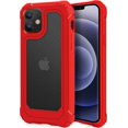 thumbnail image 1 of Compatible con Funda para iPhone 12, Funda Delgada Mate Antigolpes y Antihuellas de 4 Esquinas para iPhone 12 Pro de 6,1 Pulgadas (2020)-Rojo, 1 of 5