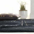 thumbnail image 4 of SAFAVIEH Studio Leather Juniper Geometric Runner Rug, Black, 2'3" x 10', 4 of 8