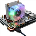 thumbnail image 3 of 3X para 4 Estuche con Enfriador de Torre de Hielo Ventilador de CPU, con Ventilador Disipador de Ventilador Deslumbramiento Ventilador RGB Torre de TuberíA, 3 of 5