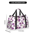 thumbnail image 3 of Fuzoiu Orchids Flowers Print Travel Duffle Bag,Carry On Tote Bags,Duffel Bag,Sport Gym Bag, Hospital Bag for Labor and Delivery, Overnight Bag,Luggage Bag, 3 of 7