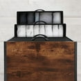 thumbnail image 5 of Small Nightstand Dresser, 4 Drawer Fabric Storage Bins Organizer, Black, 5 of 7