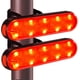 thumbnail image 1 of Luz trasera de bicicleta de 2 uds, luz trasera de bicicleta ultrabrillante recargable por USB, luz trasera de bicicleta fácil de instalar, ciclismo para niños y adultos, 1 of 5