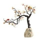 thumbnail image 2 of Adorno de resina para escritorio, artesanía china de Wintersweet, escultura decorativa en rojo, rosa y blanco | Elegante decoración para sala de estar, estudio, vitrina, dormitorio, etc., 2 of 6