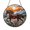 Acrylic 3.5 Inch, variant on Bright Monarch Butterfly Suncatcher Window Hanging Display Item Glass