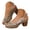 Grey, variant on Peep Toe Heeled Sandals for Women Hollow out Slingback Chunky Heels Dressy Casual Summer Orthopedic Wedge Pumps Shoes Brown,7