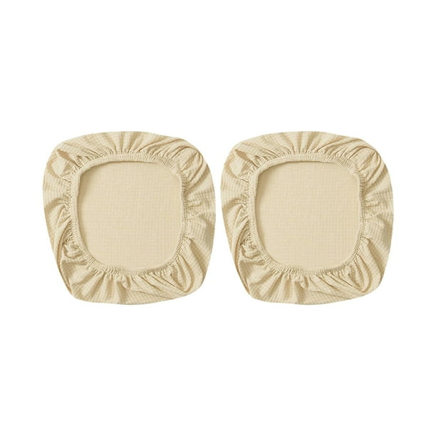 2x elásticas para sillas de oficina Spandex Funda de asiento de silla lavable elástica Funda de silla giratoria elástica