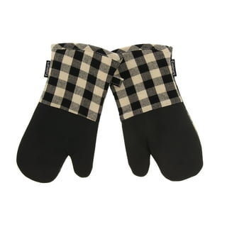 Cuisinart Black Heather & Black Oven Mitt & Pot Holder