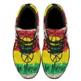 thumbnail image 2 of Don T Worry Be Hippie Shoes Sneakers for Women Men Black Size 6, 2 of 7