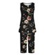 thumbnail image 3 of Conjunto de Verano para las Mujeres Casual Impreso sin Mangas Cuello Redondo Y Pantalones Recortados de Dos Piezas, 3 of 7