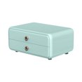 thumbnail image 2 of White & Green Plastic Desk Storage Box with Drawer, 10x7x4.5 Inch Organizer for Office, Bathroom Counter, Dresser & Home Sundries Storage, 2 of 5