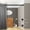 Black, variant on 1.5" Adjustable 66-115 inch Room Divider Rod and Socket Set - Black