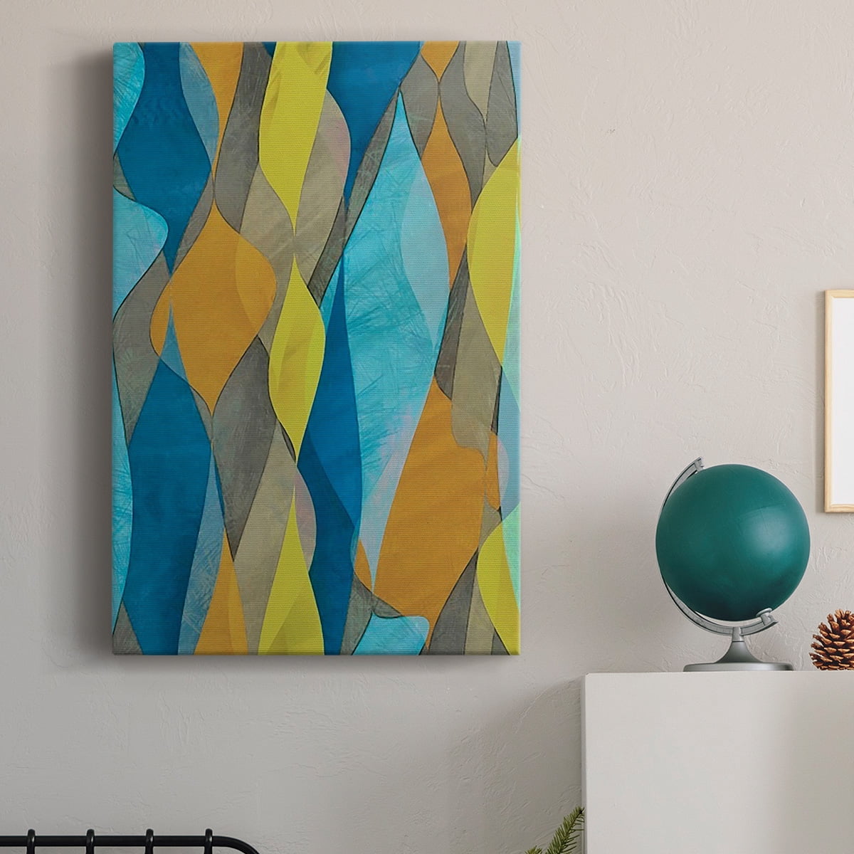 Colorful Cascade I Premium Gallery Wrapped Canvas - Ready to Hang
