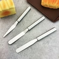thumbnail image 5 of 3-Pack Stainless Steel Offset Spatulas for Cake Decorating - 8 Inch Angled Icing Spatula Set with Ergonomic Handle, Dishwasher Safe Baking Tools for Frosting, Smoothing & Scraping, 5 of 7