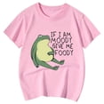 thumbnail image 1 of Chemise Mignonne pour Filles Drôle Si Je Me Donne de la Nourriture Animal Mignon TeePatterned Col Rond Manches Courtes Tops Manches Longues Filles Tunique 2t Arc-en-Ciel Haut Fille Tout-Petit, 1 of 4