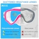 thumbnail image 5 of Pack de 2 gafas de natación Water Space para niños de 3 a 14 años, 5 of 7