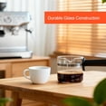 thumbnail image 4 of 4 Cup Glass Espresso Coffee Carafe Compatible with Mr. Coffee, Krups, Salton, DeLonghi, Imusa, and espresso coffee maker Suitable for most makers on the market., 4 of 5