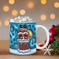 thumbnail image 2 of Christmas Mugs Cute Santa Claus Snowman Cups Winter Holiday Coffee Mugs Xmas Funny Gift for Family Members Friends Dinner Table Decoration, 2 of 8
