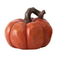 thumbnail image 1 of FAROOT Halloween Pumpkin Figurine Classic Pumpkin Statue with Note/Leaf Home Decorations Fall Party Favors, 1 of 5