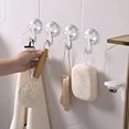thumbnail image 4 of Crochets à Ventouse - Cintre pour Couronne Transparent Réutilisable Support de Ventouse Robuste pour Fenêtre Supports Géants Parfaits pour Salle de Bain Cuisine Porte en Verre, 4 of 6
